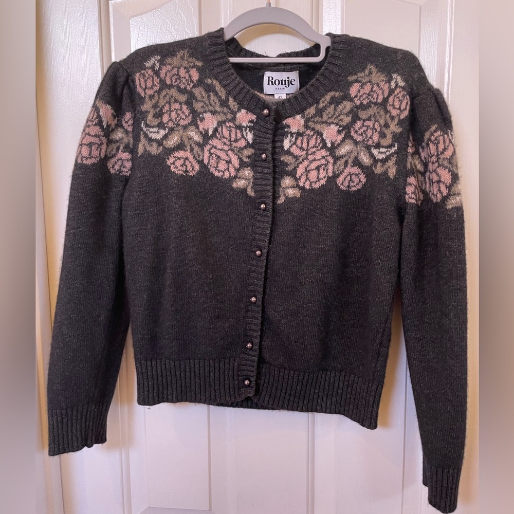 Rouje Robert Cardigan Size EU 42/ US 10 - Picture 3 of 8
